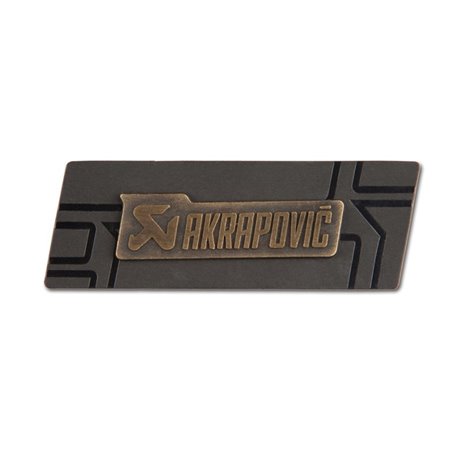 Akrapovic Brass sign badge