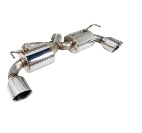 Remark Nissan 370Z V2 Y-Back Axle Back Exhaust w/Stainless Steel Double Wall Tip + Center Pipe