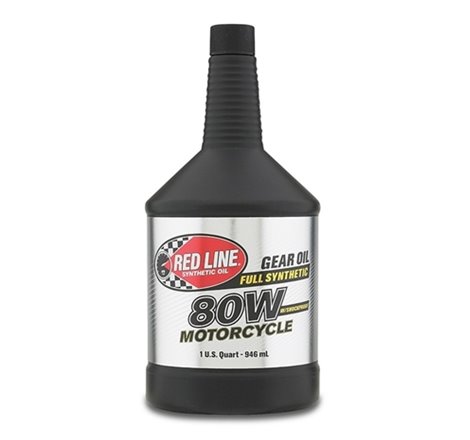 Red Line 80W Motorcycle Gear Oil w/Shockproof - Quart