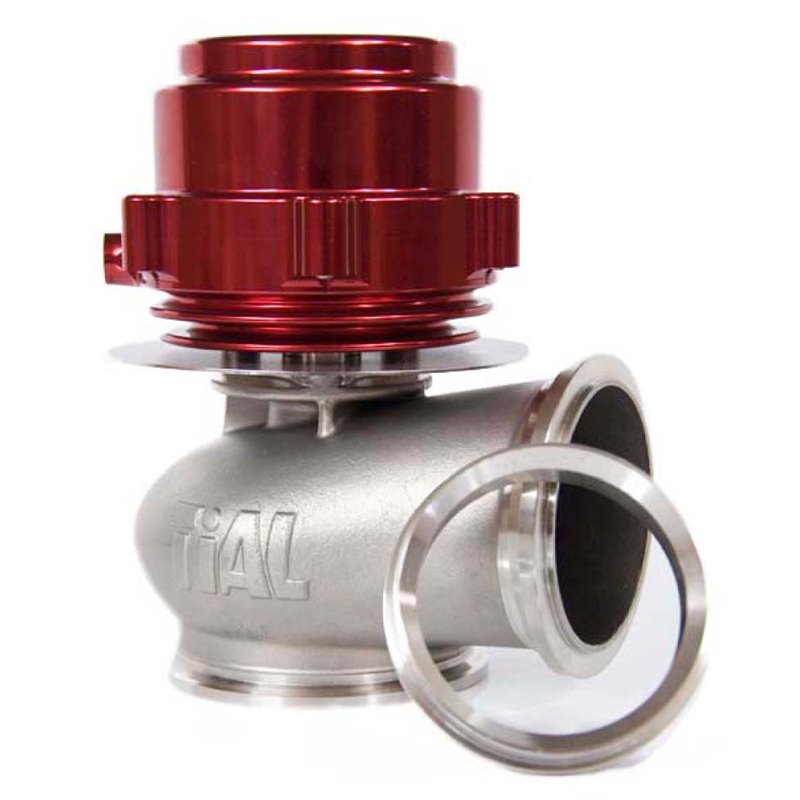 TiAL Sport V60 Wastegate 60mm .228 Bar (3.31 PSI) w/Clamps - Red