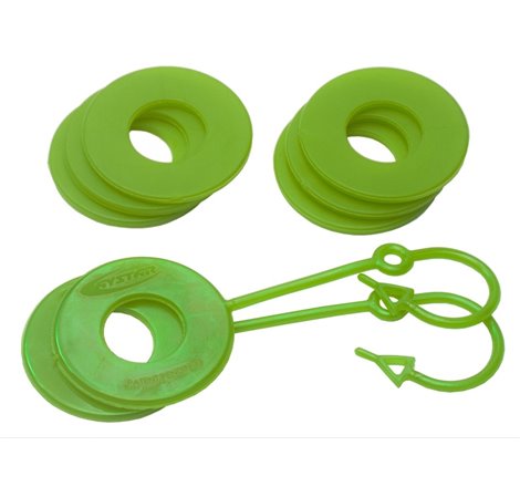 Daystar Fluorescent Green D Ring Isolator w/Lock Washer Kit