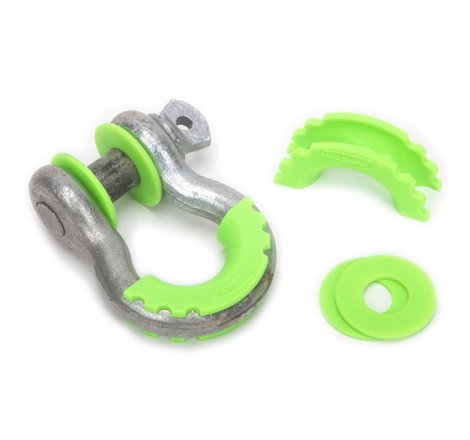 Daystar D-Ring Isolator and Washers Fluorescent Green