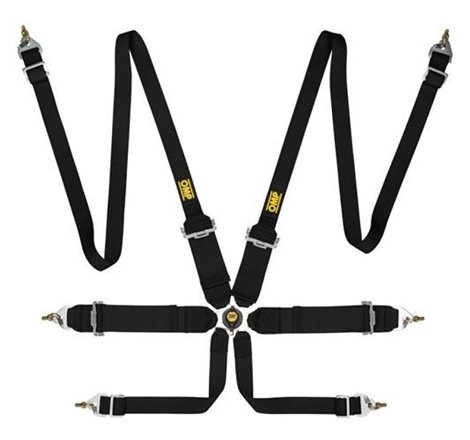 OMP First 3/2 Racing Harness Black