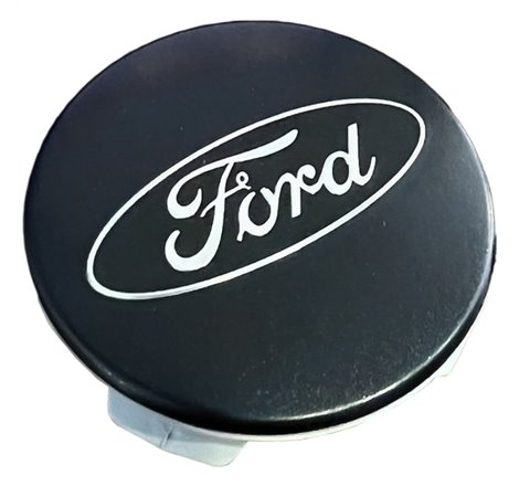 Ford Racing Ford Car Black & Chrome Wheel Center Cap Kit - Satin
