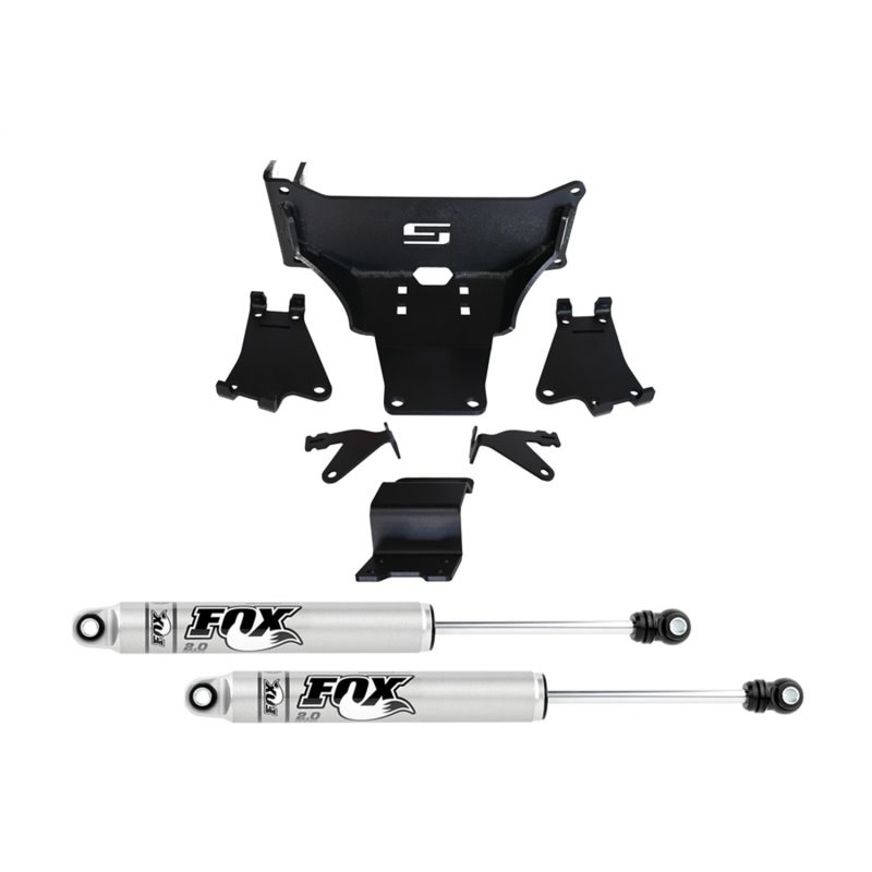 Superlift 05-22 F250/350 4WD Dual Steering Stabilizer Kit w/ Fox 2.0 Shocks (No Lift Req)
