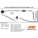 DeatschWerks 16-19 Cadillac CTS-V X2 Series Pump Module -8AN Feed w/ -6AN Return PTFE Plumbing Kit