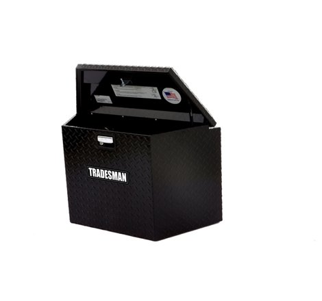 Tradesman Aluminum Trailer Tongue Storage Box (21in.) - Black