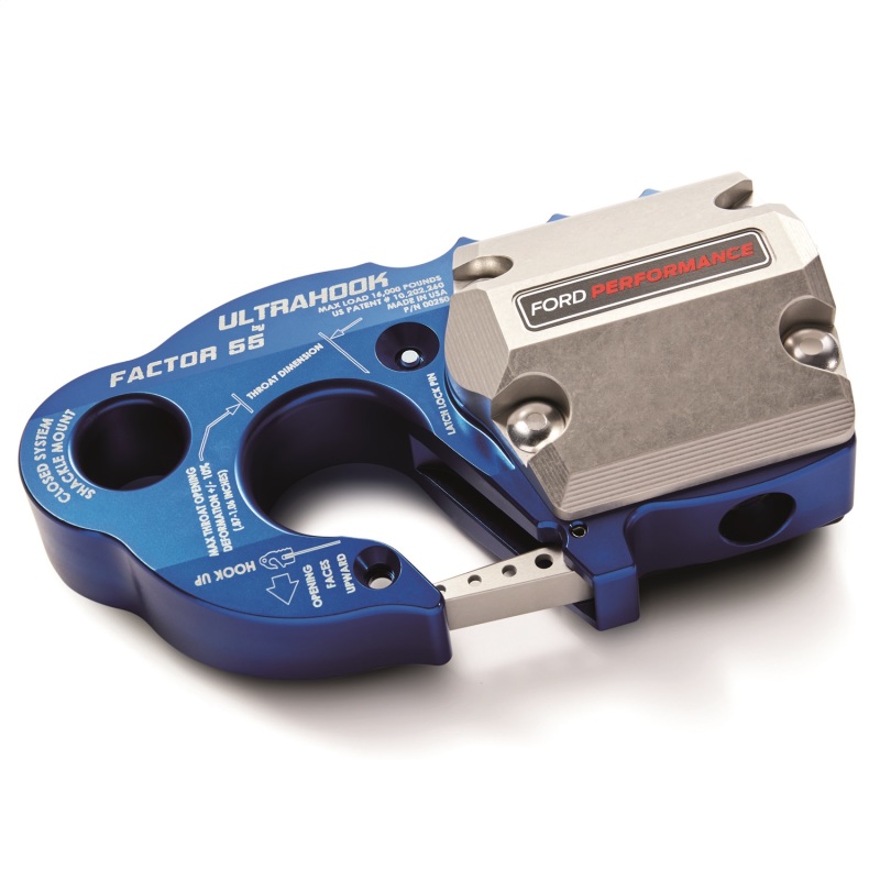 Ford Racing Factor 55 UltraHook w/Rope Guard - Blue