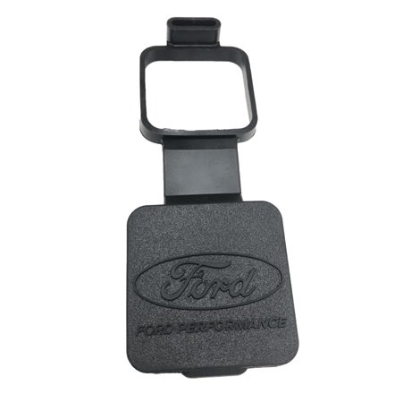 Ford Racing Rubber 2in Hitch Receiver Cover w/Ford Oval/Ford Performance Logo