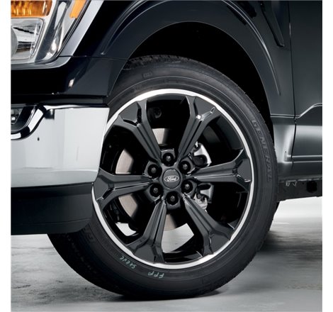 Ford Racing 15-23 F-150 22in Wheel Kit - Black w/Machined Face