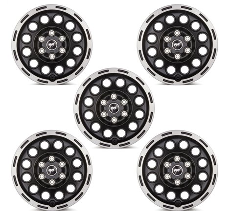 Ford Racing 21-23 Bronco 17x8.0 Wheel Kit - Machined Face