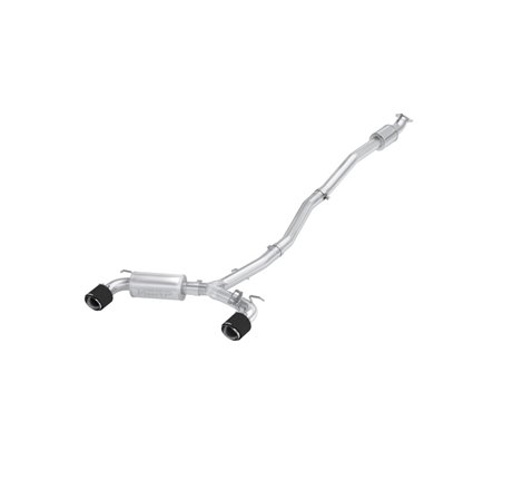 MBRP 22-23 Hyundai Kona N 2.0L Turbo 3in Cat Back Dual Rear with Carbon Fiber Tips - T304