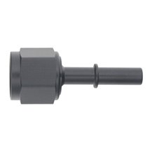 DeatschWerks 8AN Female Flare Swivel to 5/16in Male EFI Quick Disconnect - Anodized Matte Black