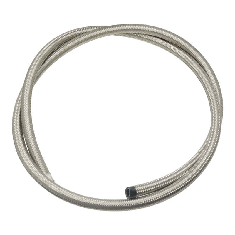 DeatschWerks 8AN Stainless Steel Double Braided CPE Hose - 6ft
