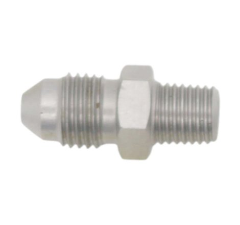 DeatschWerks 3AN Male Flare to 1/16in NPT Male - Anodized Stainless Steel