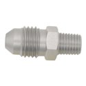 DeatschWerks 4AN Male Flare to 1/16in NPT Male - Anodized Stainless Steel