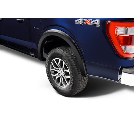 Bushwacker 2019 Ford Ranger OE Style Fender Flares 2pc Rear Crew Cab / Extended Cab Pickup - Blk