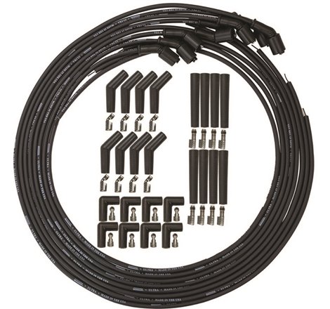 Moroso GM LS/LT 8mm Ultra 350 Universal Wire Set w/90/135/Straight Plug Ends