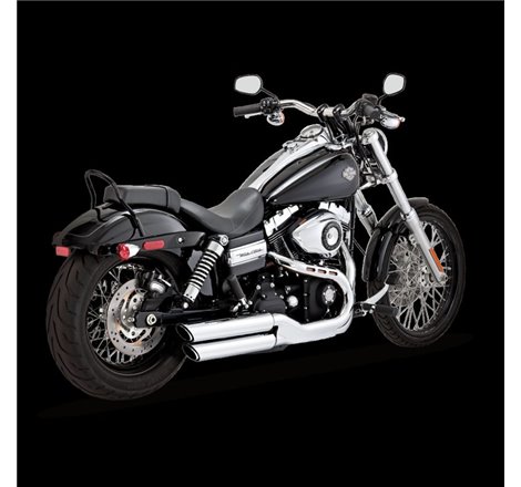 Vance & Hines HD Dyna Fatbob/Wide 08-16 3In Sli Slip-On Exhaust
