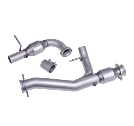 BBK 97-03 Ford F-150 4.6L/5.4L Short Mid Y Pipe w/Catalytic Converters