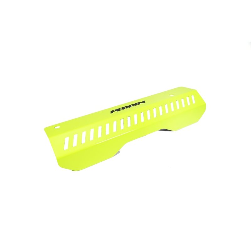 Perrin 22-23 Subaru WRX Pulley Cover (Short Version - Works w/AOS System) - Neon Yellow