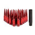 Mishimoto Steel Spiked Lug Nuts M12x1.5 20pc Set - Red