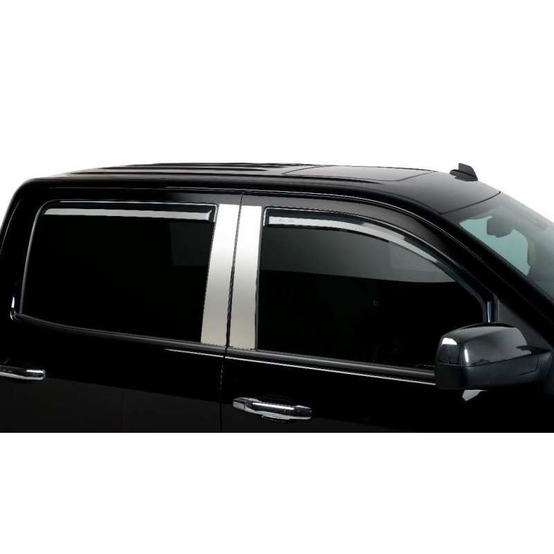 Putco 16-20 Nissan Titan Crew Cab (Set of 4) Element Tinted Window Visors