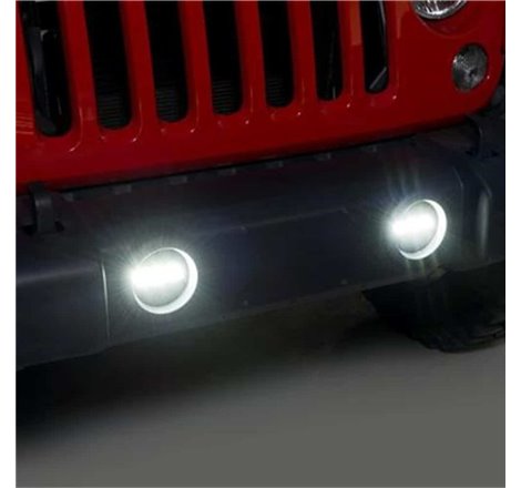 Putco 10-18 Jeep Wrangler JK - Luminix High Power LED Fog Lamps - 1 (Pair) - 2400LM