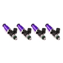 Injector Dynamics 1700cc Injectors - 60mm Length - 14mm Purple Top - 14mm Lower O-Ring (Set of 4)
