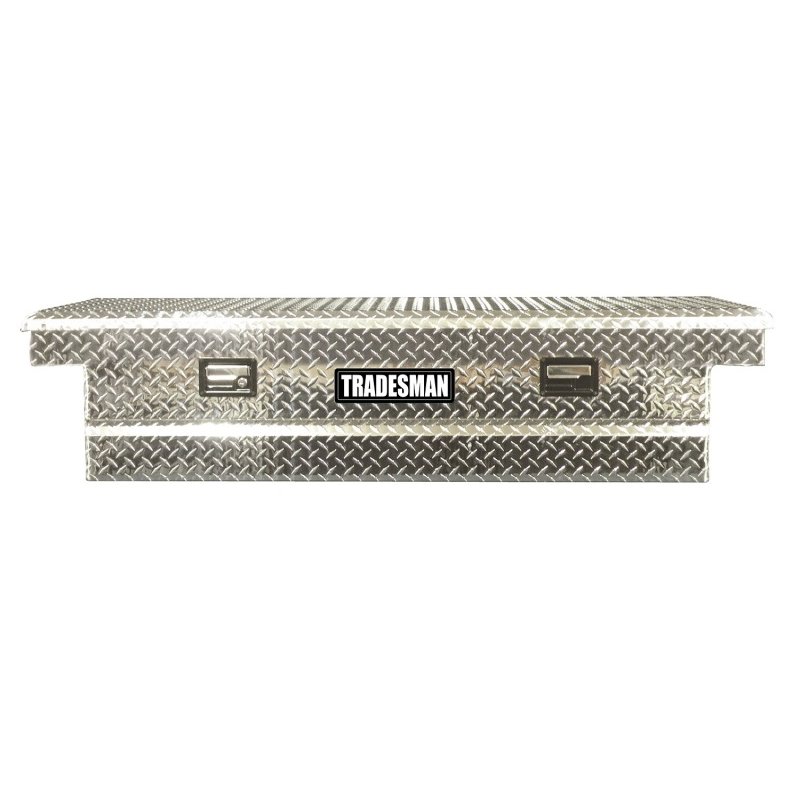 Tradesman Aluminum Economy Cross Bed Truck Tool Box (60in.) - Brite