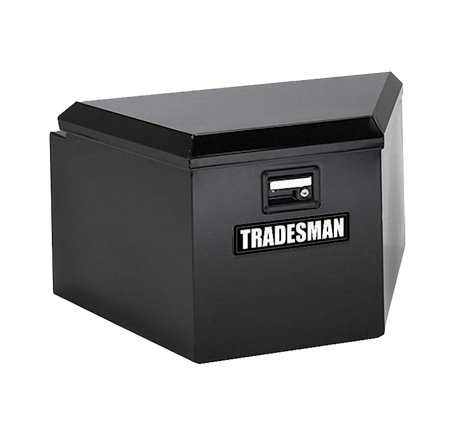 Tradesman Steel Trailer Tongue Storage Box (21in.) - Black