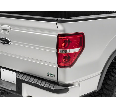 Raxiom 09-14 Ford F-150 Styleside Tail Lights- Chrome Housing - Red/Clear Lens