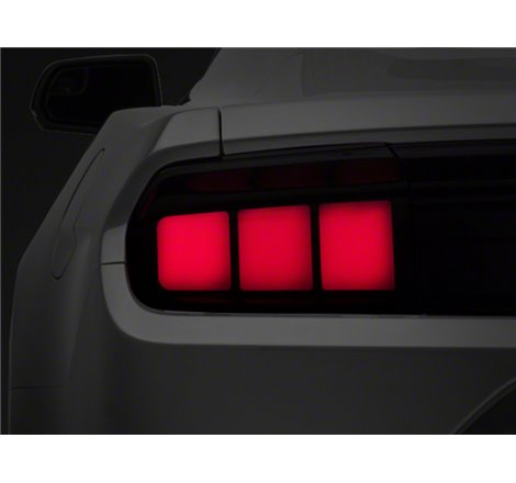 Raxiom 15-23 Ford Mustang Profile LED Tail Lights Gloss Blk Housing- Red Lens