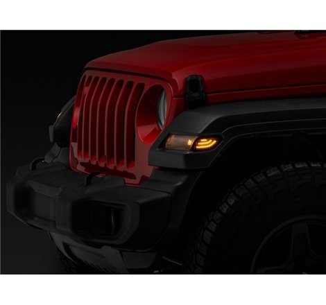 Raxiom 18-23 Jeep Wrangler JL Axial Series LED Side Marker Lights- Smoked