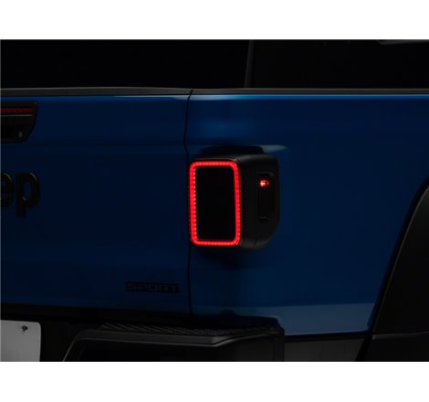 Raxiom 20-23 Jeep Gladiator JT LED Tail Lights- Blk Housing (Smoked Lens)