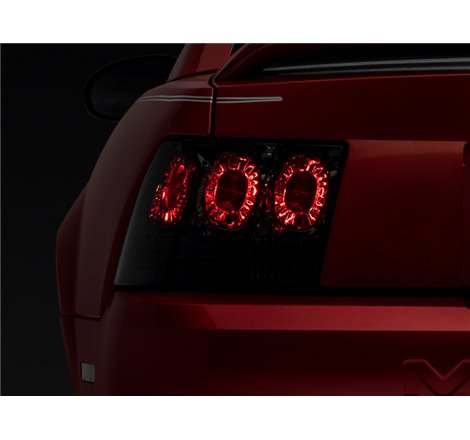Raxiom 99-04 Ford Mustang Axial Series Altezza Style Tail Lights- Blk Housing (Smoked Lens)