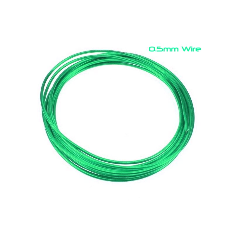 0.5mm Green Multistrand Wire