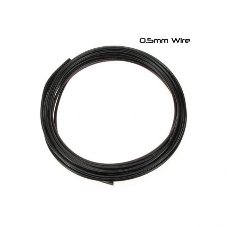 0.5mm Black Multistrand Wire