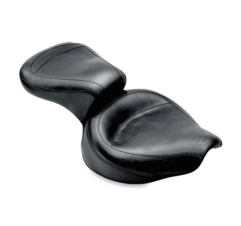 Mustang 58-84 Harley FX/FL Wide Touring 1PC Seat - Black