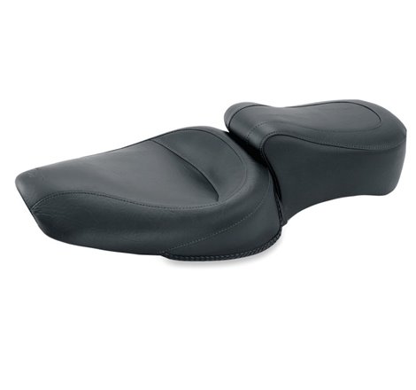 Mustang 06-17 Harley Dyna Standard Touring 1PC Seat - Black