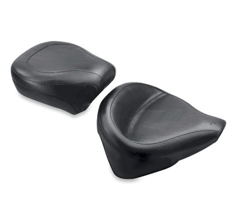 Mustang 84-06 Harley Standard Rear Tire Wide Touring Solo Seat - Black