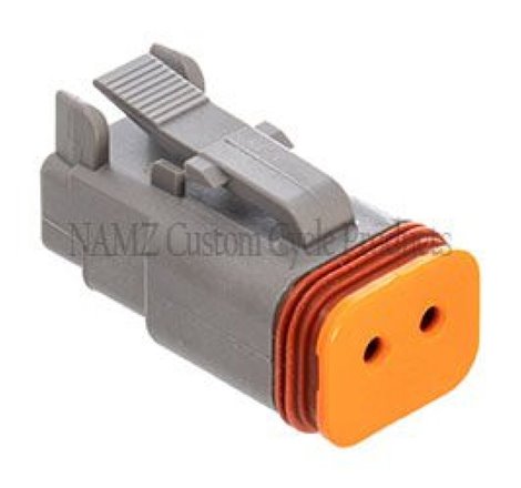 NAMZ Deutsch DT Series 2-Wire Plug & Wedgelock - Grey (Repl HD 72132-94GY)