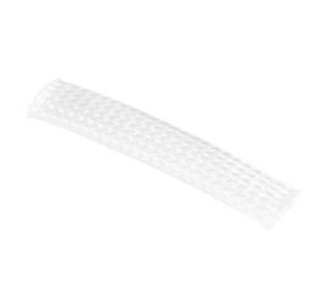 NAMZ Braided Flex Sleeving 10ft. Section (3/8in. ID) - White