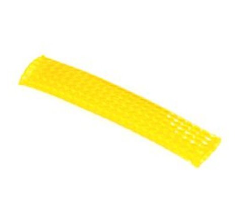 NAMZ Braided Flex Sleeving 10ft. Section (3/8in. ID) - Yellow