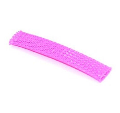 NAMZ Braided Flex Sleeving 10ft. Section (3/8in. ID) - Pink
