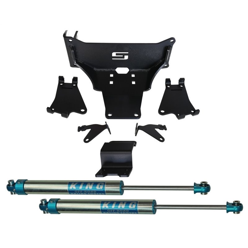 Superlift 2023 F-250/350 Dual Steering Stabilizer Kit w/KING Stabilizer - No lift required