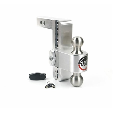 Weigh Safe 180 Hitch 8in Drop Hitch & 2in Shank (10K/12.5K GTWR) - Aluminum