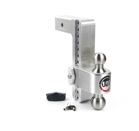 Weigh Safe 180 Hitch 10in Drop Hitch & 2.5in Shank (10K/18.5K GTWR) - Aluminum
