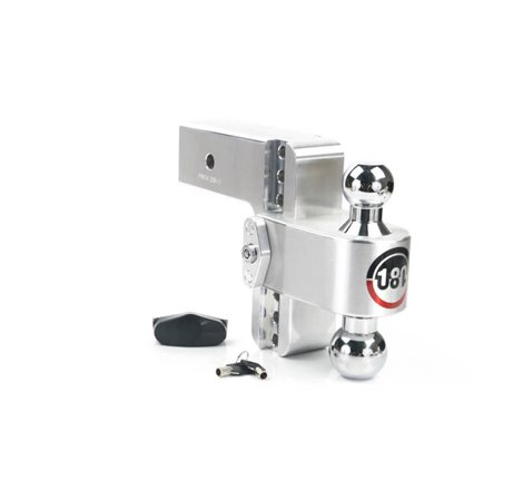 Weigh Safe 180 Hitch 6in Drop Hitch & 3in Shank (10K/21K GTWR) - Aluminum