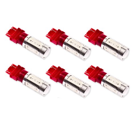 Diode Dynamics 3157 LED Bulb HP11 LED - Red Set of 6